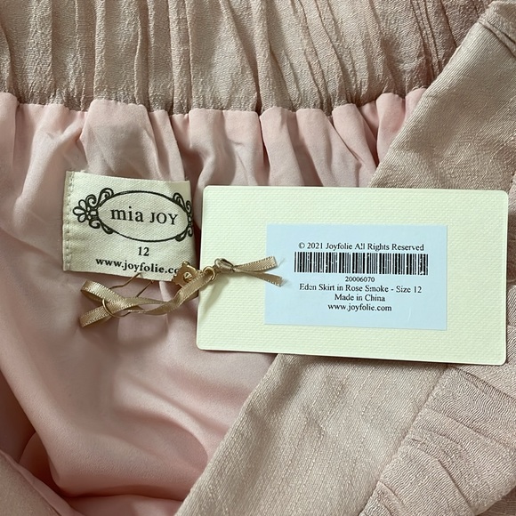 NWT Joyfolie Eden Skirt in Rose Smoke - Picture 3 of 4
